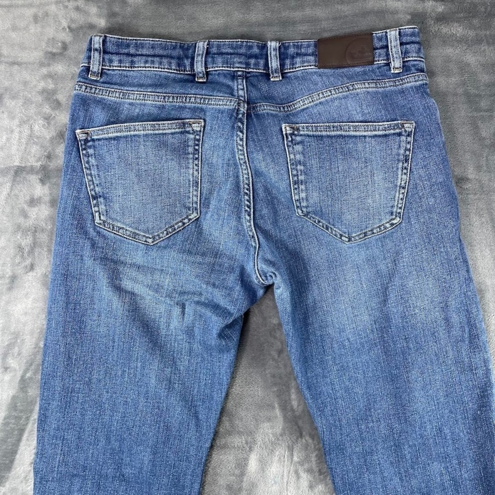 Peter Millar Crown Crafted Jeans Mens 33x30 (Fit 33x28) Blue Stretch Denim - Picture 6 of 11